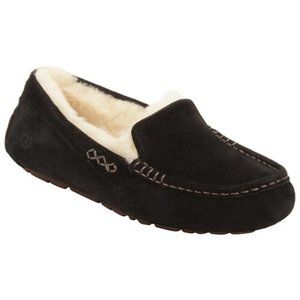 UGG Ansley suede slippers BLACK